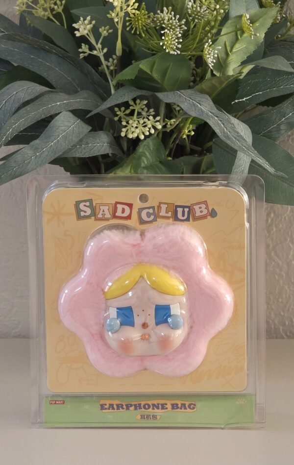 Popmart CryBaby sad club earphones bag