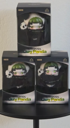lazy panda skull panda by pop mart